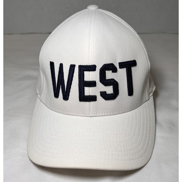 G/Fore WEST Hat Cap Adjustable SnapBack Ivory White Golf Logo Flexfit Tech 110 - Picture 1 of 12